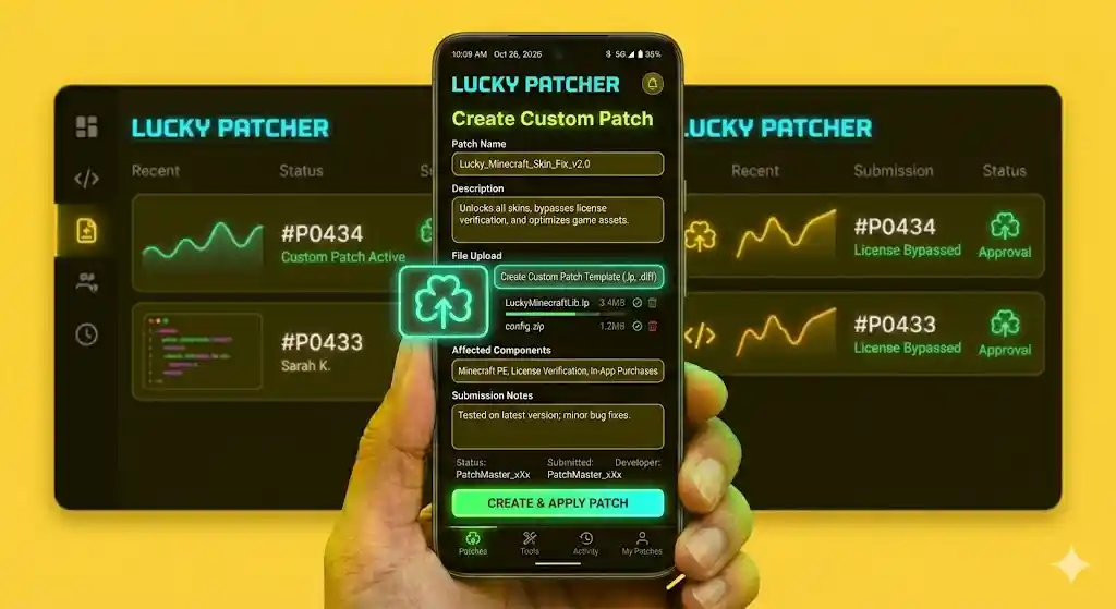Submit Custom Patch to Lucky Patcher
