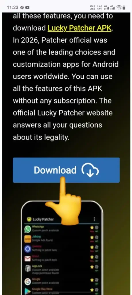 Lucky Patcher Website
