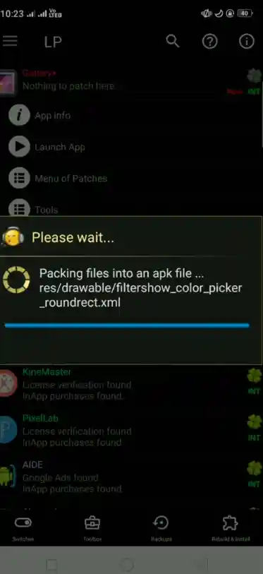 Rebuild app after changing permissions